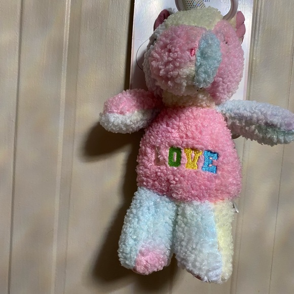 Carried Away By Stepping Stones Soft Plush Beautiful Bunny Toy 12” Multicolor - Picture 7 of 8